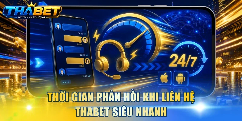 Liên Hệ THABET 1 Thời gian phản hồi khi liên hệ THABET siêu nhanh